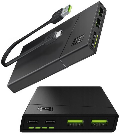 POWERBANK Green Cell PowerPlay10S 10000mAh SZYBKIE ŁADOWNIE ULTRA CHARGE POWERBANK Green Cell PowerPlay10S 10000mAh SZYBKIE ŁADOWNIE ULTRA CHARGE