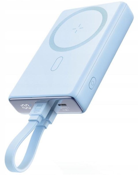 Powerbank Joyroom JR-PBM01 10000mAh 20W 1x USB-C 2x Lightning niebieski + kabel Powerbank Joyroom JR-PBM01 10000mAh 20W 1x USB-C 2x Lightning niebieski + kabel