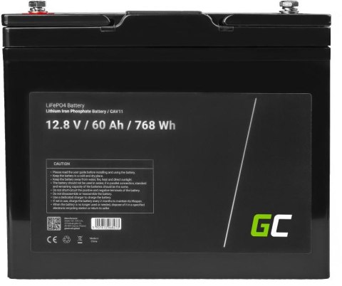 AKUMULATOR LITOWO-ŻELAZOWO-FOSFORANOWY LiFePO4 Green Cell 12V 60Ah AKUMULATOR LITOWO-ŻELAZOWO-FOSFORANOWY LiFePO4 Green Cell 12V 60Ah