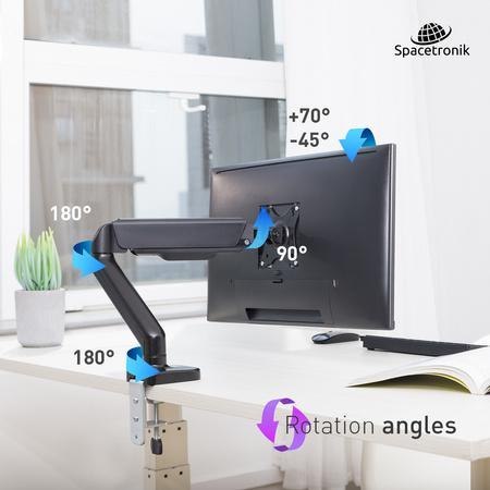 Uchwyt biurkowy Spacetronik SPA-G110 na monitor 17"-32" Uchwyt biurkowy Spacetronik SPA-G110 na monitor 17"-32"