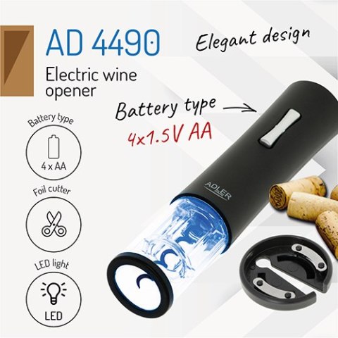 Elektryczny otwieracz do wina