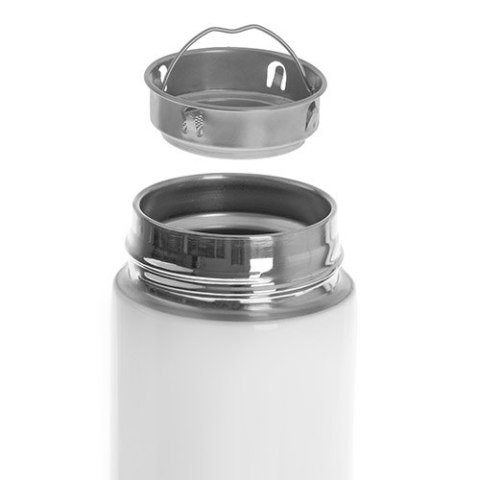 Termos LED 473ml biały