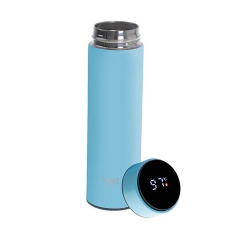 Termos LED 473ml niebieski