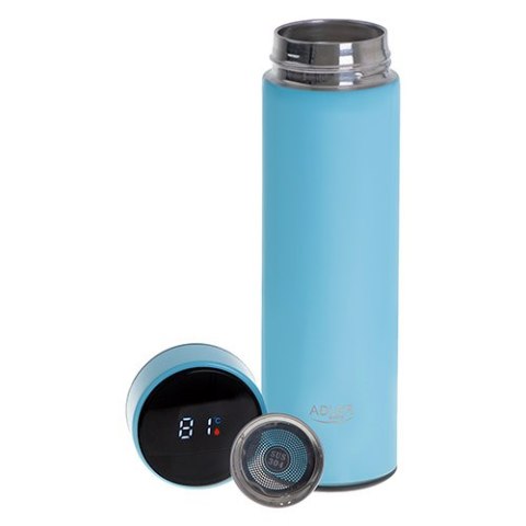 Termos LED 473ml niebieski