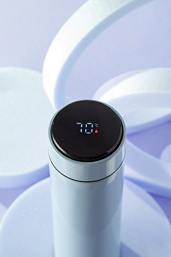 Termos LED 473ml niebieski