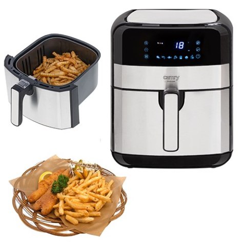 FRYTKOWNICA BEZTŁUSZCZOWA 9 PROGRAMÓW 5L XXL 2500W - Airfryer FRYTKOWNICA BEZTŁUSZCZOWA 9 PROGRAMÓW 5L XXL 2500W - Airfryer
