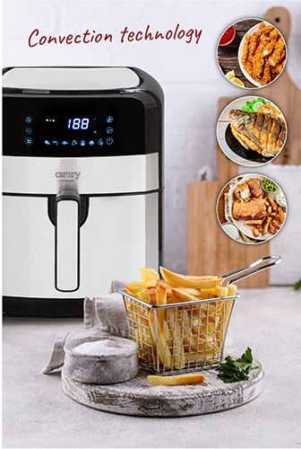 FRYTKOWNICA BEZTŁUSZCZOWA 9 PROGRAMÓW 5L XXL 2500W - Airfryer FRYTKOWNICA BEZTŁUSZCZOWA 9 PROGRAMÓW 5L XXL 2500W - Airfryer