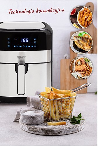 FRYTKOWNICA BEZTŁUSZCZOWA 9 PROGRAMÓW 5L XXL 2500W - Airfryer FRYTKOWNICA BEZTŁUSZCZOWA 9 PROGRAMÓW 5L XXL 2500W - Airfryer