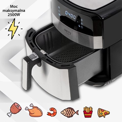 FRYTKOWNICA BEZTŁUSZCZOWA 9 PROGRAMÓW 5L XXL 2500W - Airfryer FRYTKOWNICA BEZTŁUSZCZOWA 9 PROGRAMÓW 5L XXL 2500W - Airfryer