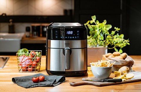 FRYTKOWNICA BEZTŁUSZCZOWA 9 PROGRAMÓW 5L XXL 2500W - Airfryer FRYTKOWNICA BEZTŁUSZCZOWA 9 PROGRAMÓW 5L XXL 2500W - Airfryer