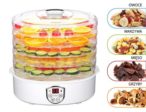 Suszarka do grzybów, ziół i żywności - dehydrator