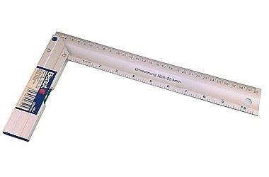 KĄTOWNIK ALUMINIOWY Z POZIOMICĄ 300 mm KĄTOWNIK ALUMINIOWY Z POZIOMICĄ 300 mm