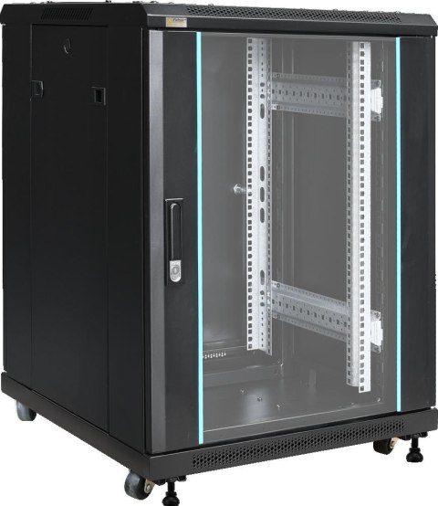 Szafa Rack stojąca do złożenia 15U/ 600x600 Pulsar RS1566 Szafa Rack stojąca do złożenia 15U/ 600x600 Pulsar RS1566