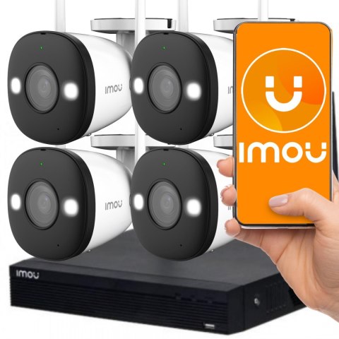 Zestaw do monitoringu wifi IMOU Wi-Fi KIT- Pro KIT/NVR1104HS-W-S2/4-F22FE Zestaw do monitoringu wifi IMOU Wi-Fi KIT- Pro KIT/NVR1104HS-W-S2/4-F22FE