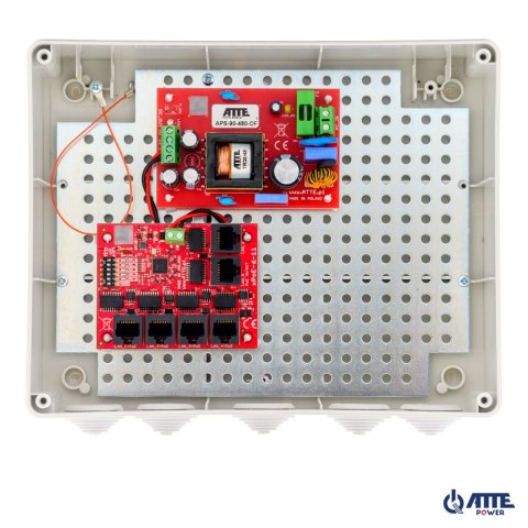 Zestaw do 5 kamer IP switch PoE 5P+1UP ATTE IP-5-11-L3 Zestaw do 5 kamer IP switch PoE 5P+1UP ATTE IP-5-11-L3