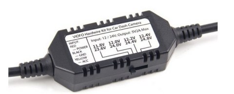 Adapter zasilania Viofo Adapter zasilania 12-24V (HK3) miniUSB Adapter zasilania Viofo Adapter zasilania 12-24V (HK3) miniUSB