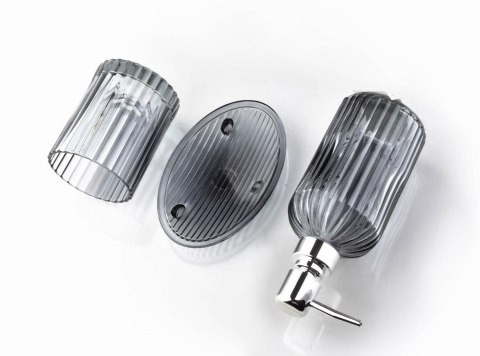 KOMPLET ŁAZIENKOWY 400ML SZARY KOMPLET ŁAZIENKOWY 400ML SZARY