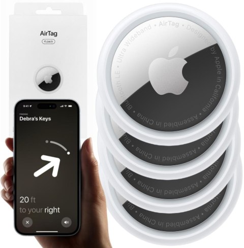 Lokalizator GPS Apple AirTag (4szt) Lokalizator GPS Apple AirTag (4szt)