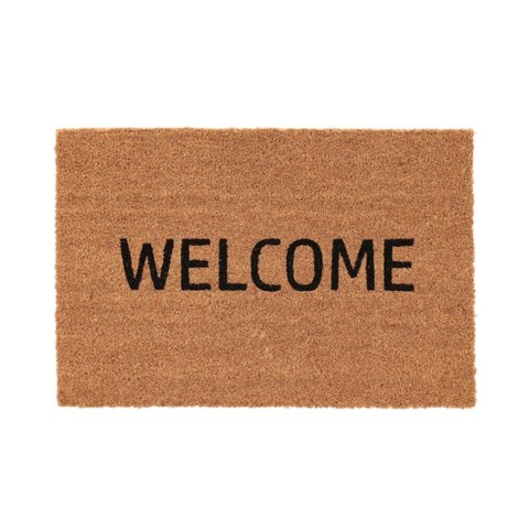 WYCIERACZKA DO BUTÓW WELCOME ZEWNĘTRZNA Z WŁÓKNA KOKOSOWEGO 60X40CM WYCIERACZKA DO BUTÓW WELCOME ZEWNĘTRZNA Z WŁÓKNA KOKOSOWEGO 60X40CM