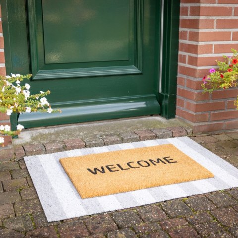 WYCIERACZKA DO BUTÓW WELCOME ZEWNĘTRZNA Z WŁÓKNA KOKOSOWEGO 60X40CM WYCIERACZKA DO BUTÓW WELCOME ZEWNĘTRZNA Z WŁÓKNA KOKOSOWEGO 60X40CM