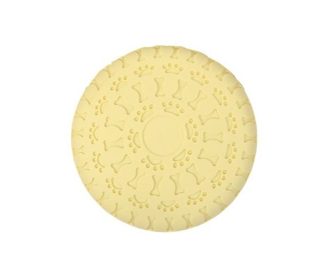 ZABAWKA DLA PSA FRISBEE MISKA NA KARMĘ WODĘ 2w1 ZÓŁTA ZABAWKA DLA PSA FRISBEE MISKA NA KARMĘ WODĘ 2w1 ZÓŁTA