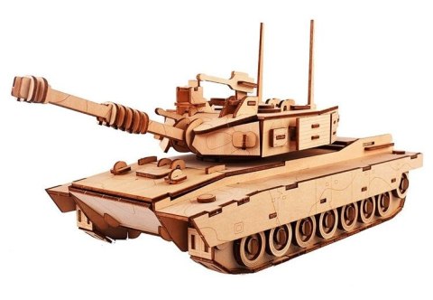 DREWNIANE PUZZLE 3D MILITARIA CZOŁG M1 ABRAMS TANK DIY 8+ DREWNIANE PUZZLE 3D MILITARIA CZOŁG M1 ABRAMS TANK DIY 8+