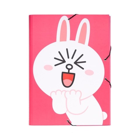 BT21 - Teczka do przechowywania dokumentów króliczek CONY A4 (24 x 34 cm) BT21 - Teczka do przechowywania dokumentów króliczek CONY A4 (24 x 34 cm)