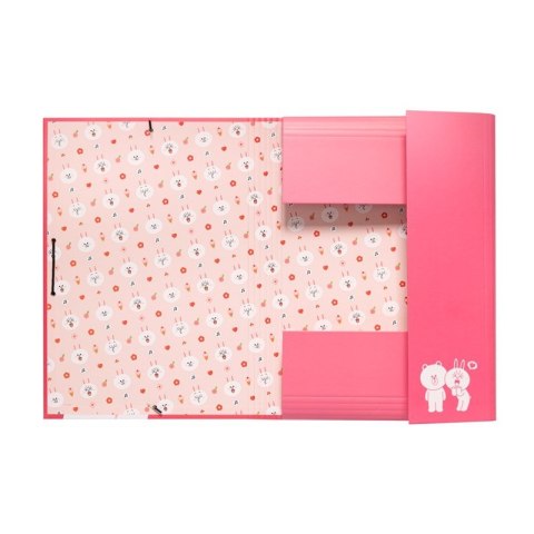 BT21 - Teczka do przechowywania dokumentów króliczek CONY A4 (24 x 34 cm) BT21 - Teczka do przechowywania dokumentów króliczek CONY A4 (24 x 34 cm)
