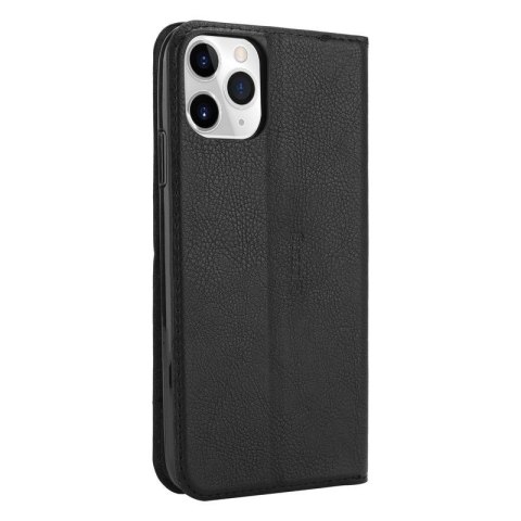 Crong Folio Case - Etui iPhone 11 Pro Max z klapką na magnes (czarny) Crong Folio Case - Etui iPhone 11 Pro Max z klapką na magnes (czarny)
