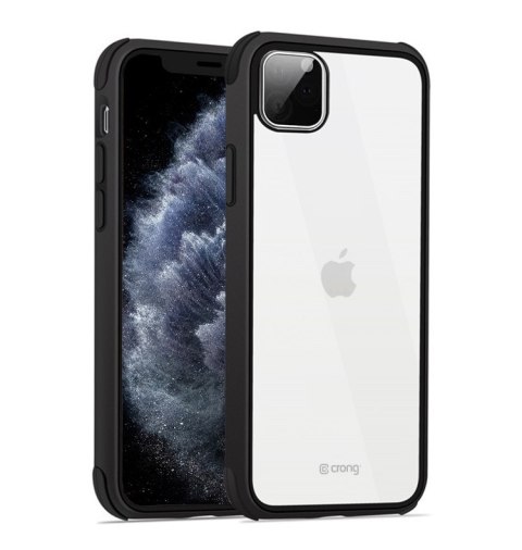 Crong Trace Clear Cover - Etui iPhone 11 Pro (czarny/czarny) Crong Trace Clear Cover - Etui iPhone 11 Pro (czarny/czarny)