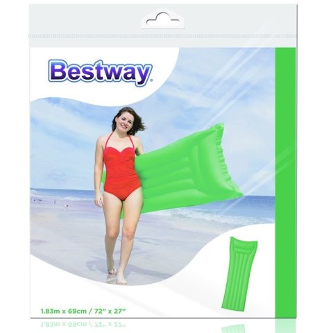 Bestway - Materac nadmuchiwany plażowy 183x69cm (Zielony) Bestway - Materac nadmuchiwany plażowy 183x69cm (Zielony)