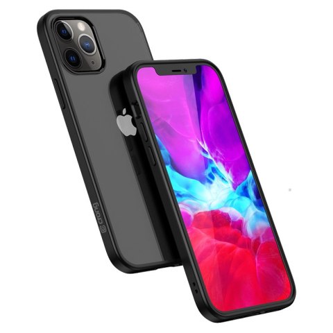 Crong Clear Cover - Etui iPhone 12 Pro Max (czarny) Crong Clear Cover - Etui iPhone 12 Pro Max (czarny)