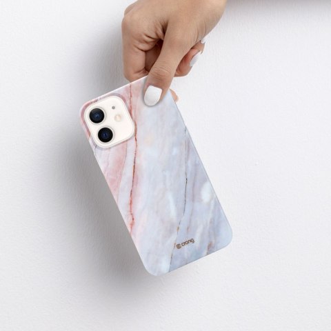 Crong Marble Case - Etui iPhone 12 Mini (różowy) Crong Marble Case - Etui iPhone 12 Mini (różowy)