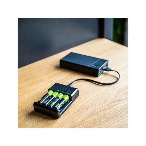 Green Cell VitalCharger - Ładowarka do akumulatorów + 4x Baterie Akumulatorki AA 2000mAh Ni-MH Green Cell VitalCharger - Ładowarka do akumulatorów + 4x Baterie Akumulatorki AA 2000mAh Ni-MH
