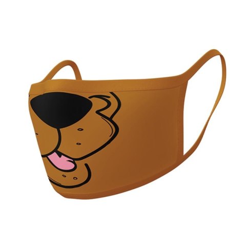 Scooby Doo - Maseczka ochronna 2 sztuki, 3 warstwy filtrujące Scooby Doo - Maseczka ochronna 2 sztuki, 3 warstwy filtrujące