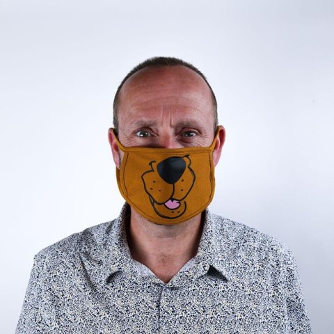 Scooby Doo - Maseczka ochronna 2 sztuki, 3 warstwy filtrujące Scooby Doo - Maseczka ochronna 2 sztuki, 3 warstwy filtrujące