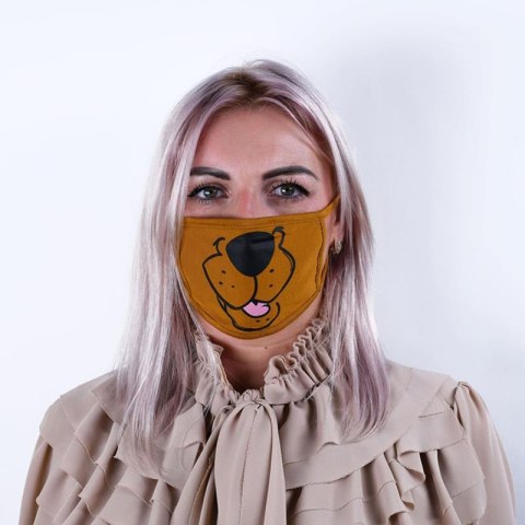 Scooby Doo - Maseczka ochronna 2 sztuki, 3 warstwy filtrujące Scooby Doo - Maseczka ochronna 2 sztuki, 3 warstwy filtrujące