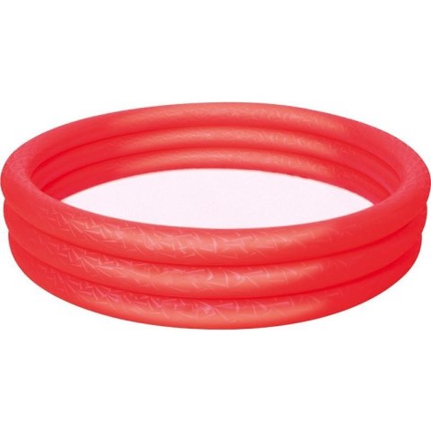 Bestway - Dmuchany basen 3-komorowy 152x30cm (Czerwony) Bestway - Dmuchany basen 3-komorowy 152x30cm (Czerwony)