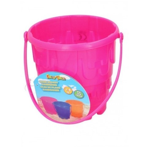 Eddy toys - Wiaderko do piasku Zamek 15cm (Różowy) Eddy toys - Wiaderko do piasku Zamek 15cm (Różowy)
