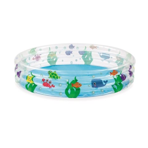 Bestway - Basen dmuchany 152 x 30cm (Przezroczysty) Bestway - Basen dmuchany 152 x 30cm (Przezroczysty)