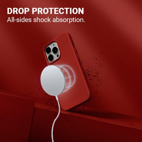 Crong Color Cover Magnetic - Etui iPhone 13 Pro MagSafe (czerwony) Crong Color Cover Magnetic - Etui iPhone 13 Pro MagSafe (czerwony)