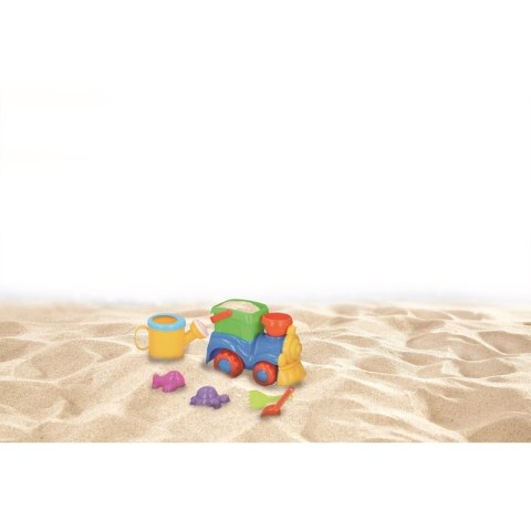 Eddy toys - Zestaw zabawek do piaskownicy 8 el. Pociąg Eddy toys - Zestaw zabawek do piaskownicy 8 el. Pociąg