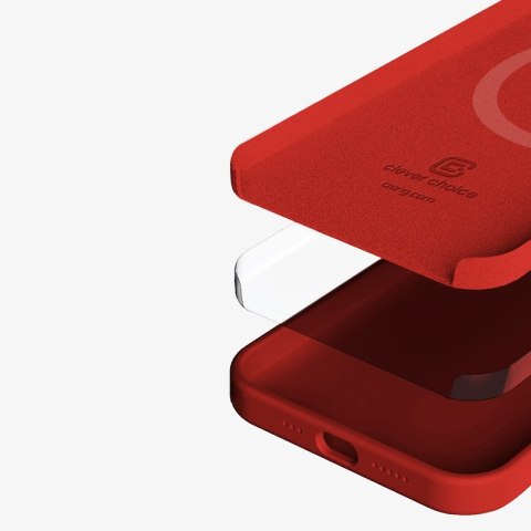 Crong Color Cover Magnetic - Etui iPhone 13 mini MagSafe (czerwony) Crong Color Cover Magnetic - Etui iPhone 13 mini MagSafe (czerwony)