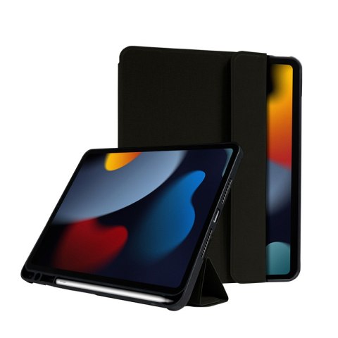 Crong FlexFolio - Etui iPad 10.2" (2021-2019) z funkcją Apple Pencil (czarny) Crong FlexFolio - Etui iPad 10.2" (2021-2019) z funkcją Apple Pencil (czarny)