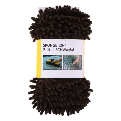 Dunlop - Dwustronna gąbka do mycia samochodu 2w1 z mikrofibry Dunlop - Dwustronna gąbka do mycia samochodu 2w1 z mikrofibry