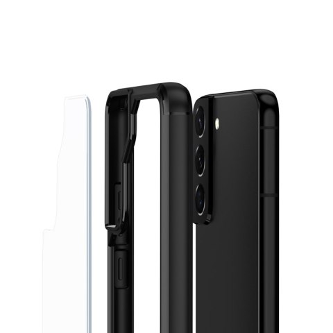 Crong Hybrid Clear Cover - Etui Samsung Galaxy S22+ (czarny) Crong Hybrid Clear Cover - Etui Samsung Galaxy S22+ (czarny)