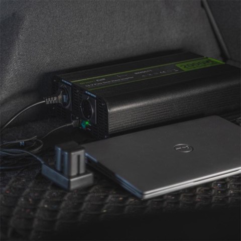 Green Cell - Przetwornica napięcia Inwerter PRO 24V na 230V 500W/1000W Modyfikowana sinusoida Green Cell - Przetwornica napięcia Inwerter PRO 24V na 230V 500W/1000W Modyfikowana sinusoida