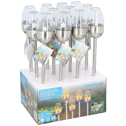 Grundig - lampa solarna z efektem płomienia świecy 38 cm Grundig - lampa solarna z efektem płomienia świecy 38 cm