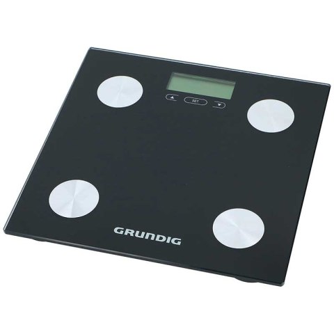Grundig - elektroniczna waga łazienkowa, analiza masy ciała, BMI, do 180 kg Grundig - elektroniczna waga łazienkowa, analiza masy ciała, BMI, do 180 kg