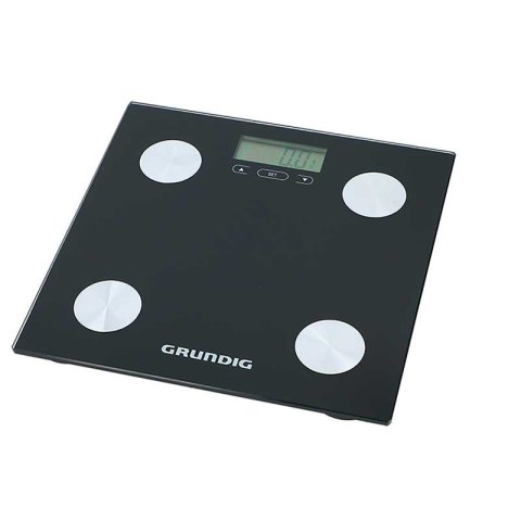 Grundig - elektroniczna waga łazienkowa, analiza masy ciała, BMI, do 180 kg Grundig - elektroniczna waga łazienkowa, analiza masy ciała, BMI, do 180 kg
